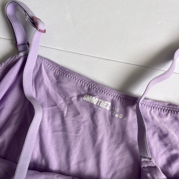 Aerie Smoothez lavender / light purple spaghetti strap bodysuit - Picture 3 of 4